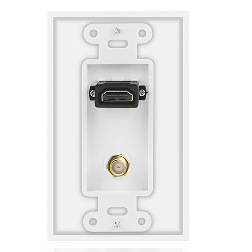 COAX HDMI Wall Plate