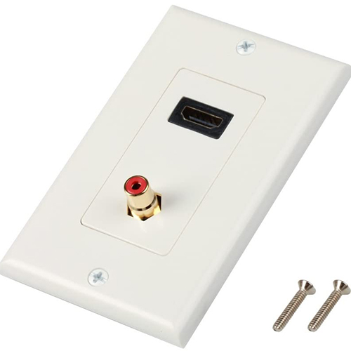 HDMI 3RCA Wall Plate